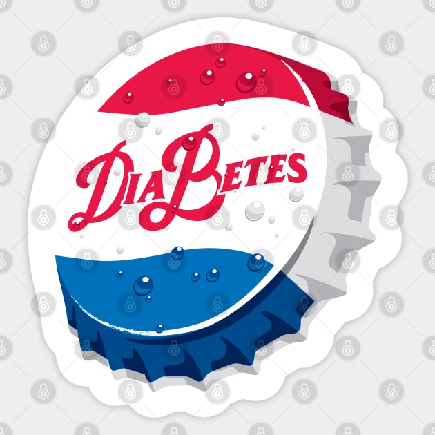 Vintage Pepsi Diabetes Sticker by SaltyCult